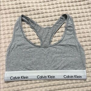 Calvin Klein Gray Women's Sports Bra